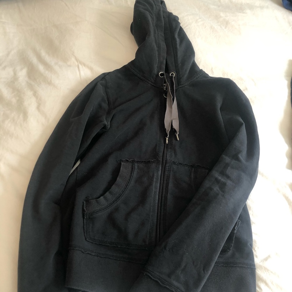 H&M Black zip up hoodie